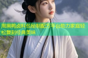 周黑鸭卤料包秘制配方平台助力家庭轻松复刻经典美味