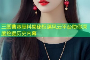 三国曹爽黑料揭秘权谋风云平台助你深度挖掘历史内幕