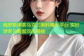 俄罗斯黑客乌克兰黑料曝光平台 实时泄密与数据攻击揭秘
