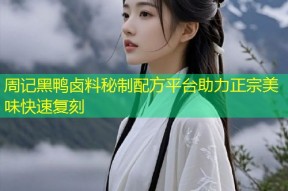 周记黑鸭卤料秘制配方平台助力正宗美味快速复刻