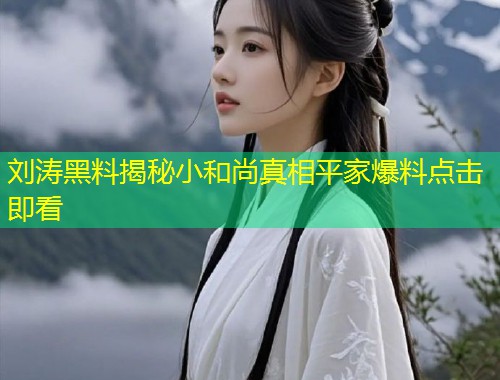 刘涛黑料揭秘小和尚真相平家爆料点击即看  第1张