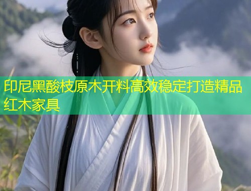 印尼黑酸枝原木开料高效稳定打造精品红木家具  第1张