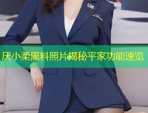 厌小柔黑料照片揭秘平家功能速览  第1张