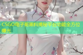 CSGO电子哥黑料揭秘平台功能全方位曝光